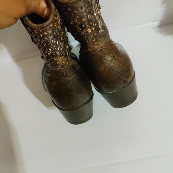 Frye Deborah Studded Boots - Picture 7 of 14